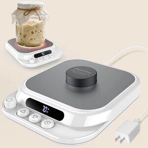 Sourdough Starter Warmer(70-130°F),1°F Precise Temperature Control,24H Timer,...